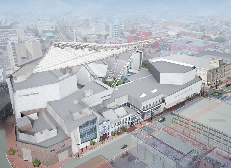 The National WWII Museum Breaks Ground on Bollinger Canopy of Peace